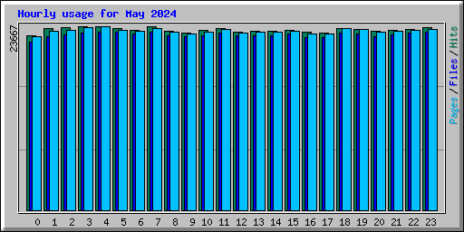 Hourly usage for May 2024